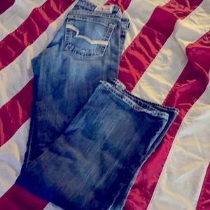 BIG STAR Jeans Vintage Blue Denim Stretch Size 29L Womens